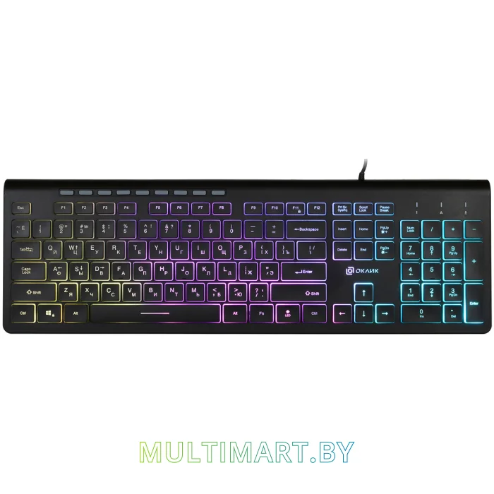 Клавиатура Oklick 490ML (черный)